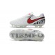 Nike Tiempo Legend 6 ACC FG Kangaroo Leather Cleats White Red