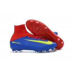 Nike Mercurial Superfly 5 FG News Football Cleats Blue Red Yellow