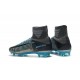 Nike Mercurial Superfly V FG Firm Ground Soccer Shoes Grey Blue Black