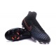 Nike Magista Obra 2 FG High Top Football Cleat Black Orange