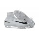 Nike Mercurial Superfly V FG Firm Ground Soccer Shoes White Black
