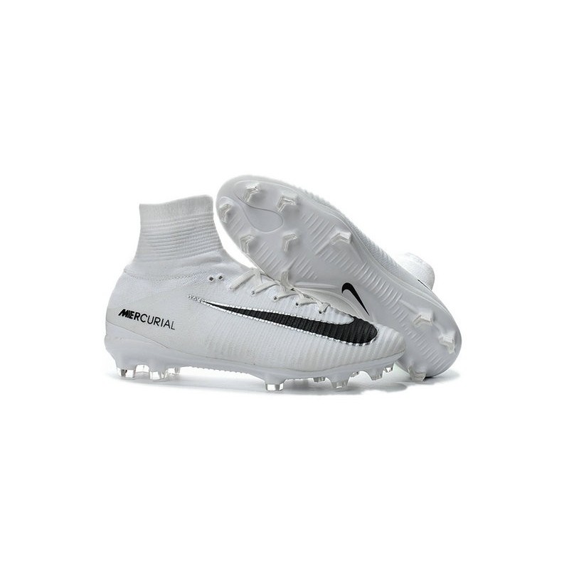 nike football shoes black and white