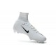 Nike Mercurial Superfly V FG Firm Ground Soccer Shoes White Black