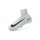 Nike Mercurial Superfly V FG Firm Ground Soccer Shoes White Black