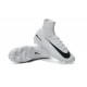 Nike Mercurial Superfly V FG Firm Ground Soccer Shoes White Black