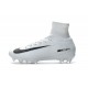 Nike Mercurial Superfly V FG Firm Ground Soccer Shoes White Black