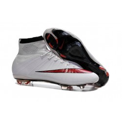 New Nike Mercurial Superfly CR7 FG Firm Ground Cleats White Red