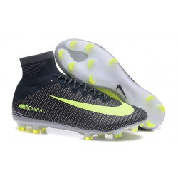 Nike Mercurial Superfly V CR7 FG Firm Ground Soccer Shoes Green Volt Black