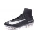Nike Mercurial Superfly V FG Firm Ground Soccer Shoes Black Silver