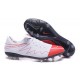 Wayne Rooney Nike Hypervenom Phinish FG Firm Ground Soccer Cleats White Red