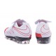 Wayne Rooney Nike Hypervenom Phinish FG Firm Ground Soccer Cleats White Red