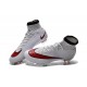 New Nike Mercurial Superfly CR7 FG Firm Ground Cleats White Red