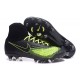 Nike Magista Obra 2 FG Men's Football Shoes Black Yellow