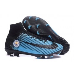 News Nike Mercurial Superfly V FG Football Boots Manchester City FC Blue