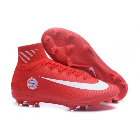 News Nike Mercurial Superfly V FG FC Bayern München Red Football Boots