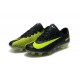 New 2017 Nike Mercurial Vapor XI CR7 ACC FG Soccer Boot Black Yellow