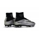 News Nike Mercurial Superfly V FG Soccerl Boots Silver Black