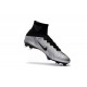 News Nike Mercurial Superfly V FG Soccerl Boots Silver Black