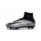 News Nike Mercurial Superfly V FG Soccerl Boots Silver Black