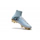 Nike Mercurial Superfly V CR7 Vitórias FG Top Soccer Shoes White Golden