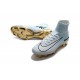 Nike Mercurial Superfly V CR7 Vitórias FG Top Soccer Shoes White Golden