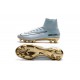 Nike Mercurial Superfly V CR7 Vitórias FG Top Soccer Shoes White Golden