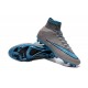 New Nike Mercurial Superfly CR7 FG Firm Ground Cleats Grey Blue