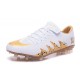 Nike Hypervenom Phinish FG Neymar X Jordan NJR White Golden Cleats