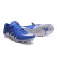 Neymar x Jordan Nike Hypervenom Phinish FG Firm Ground Soccer Cleats Blue Silver