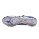 Neymar x Jordan Nike Hypervenom Phinish FG Firm Ground Soccer Cleats Blue Silver