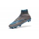 New Nike Mercurial Superfly CR7 FG Firm Ground Cleats Grey Blue