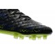 Neymar Nike Hypervenom Phinish FG Firm Ground Soccer Cleats Black Green