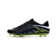 Neymar Nike Hypervenom Phinish FG Firm Ground Soccer Cleats Black Green