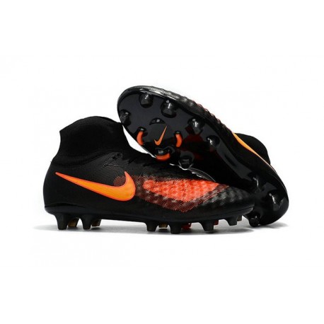 Nike Magista Obra 2 FG Men's Football Shoes Black Orange