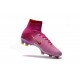 Nike Mercurial Superfly V FG Top Soccer Shoes Pink Red
