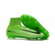 Nike Mercurial Superfly V FG Top Soccer Shoes Green Black