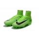 Nike Mercurial Superfly V FG Top Soccer Shoes Green Black