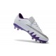 Neymar Jordan Nike Hypervenom Phinish FG Firm Ground Soccer Cleats White Purple