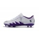 Neymar Jordan Nike Hypervenom Phinish FG Firm Ground Soccer Cleats White Purple