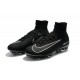 Nike Mercurial Superfly V FG Top Soccer Shoes Black Grey