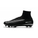 Nike Mercurial Superfly V FG Top Soccer Shoes Black Grey