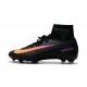 Nike Mercurial Superfly V FG Top Soccer Shoes Black Orange
