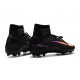 Nike Mercurial Superfly V FG Top Soccer Shoes Black Orange