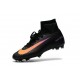 Nike Mercurial Superfly V FG Top Soccer Shoes Black Orange