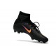 Nike Mercurial Superfly V FG Top Soccer Shoes Black Orange