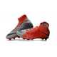 News Nike Hypervenom Phantom 3 DF FG Boots - Red Grey Black