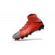 News Nike Hypervenom Phantom 3 DF FG Boots - Red Grey Black