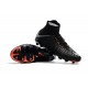 News Nike Hypervenom Phantom 3 DF FG Boots Black Silver