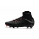 News Nike Hypervenom Phantom 3 DF FG Boots Black Silver
