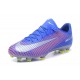 New 2017 Nike Mercurial Vapor XI ACC FG Soccer Boot - Pink Blue Silver